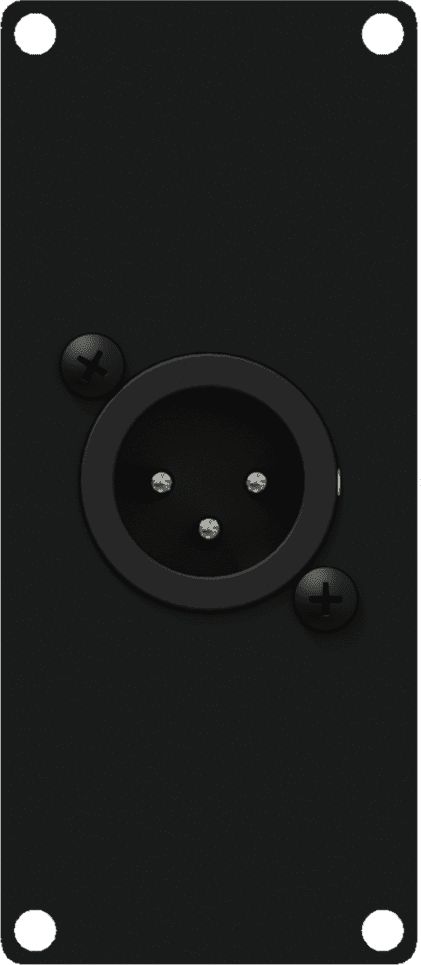 Caymon Caymon Casy122/BO Casy 1 Space s XLR samce až 3-pinovým terminálem Black Version