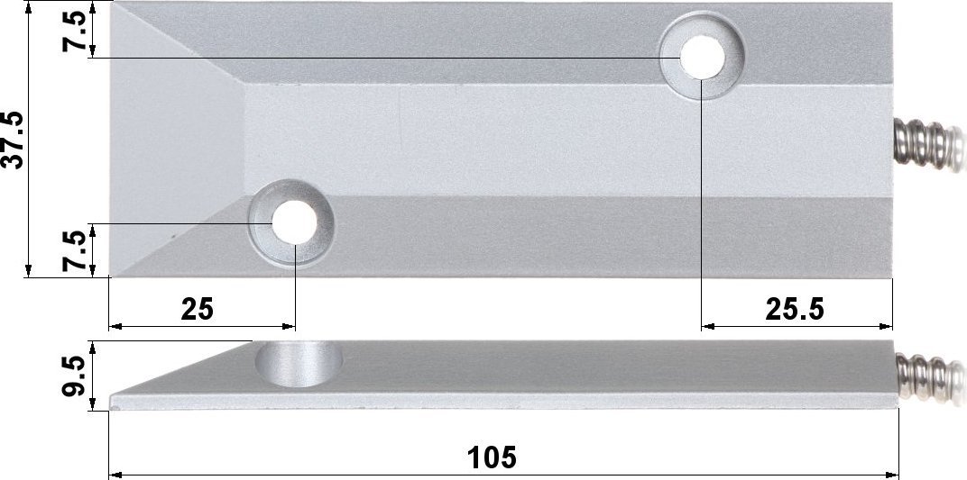 N/A Jazýčkový spínač brány KN-OC55