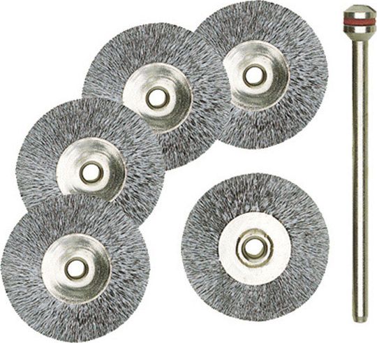 Proxxon drátěné kartáče 22 mm Inox kotouče [5 kusů]