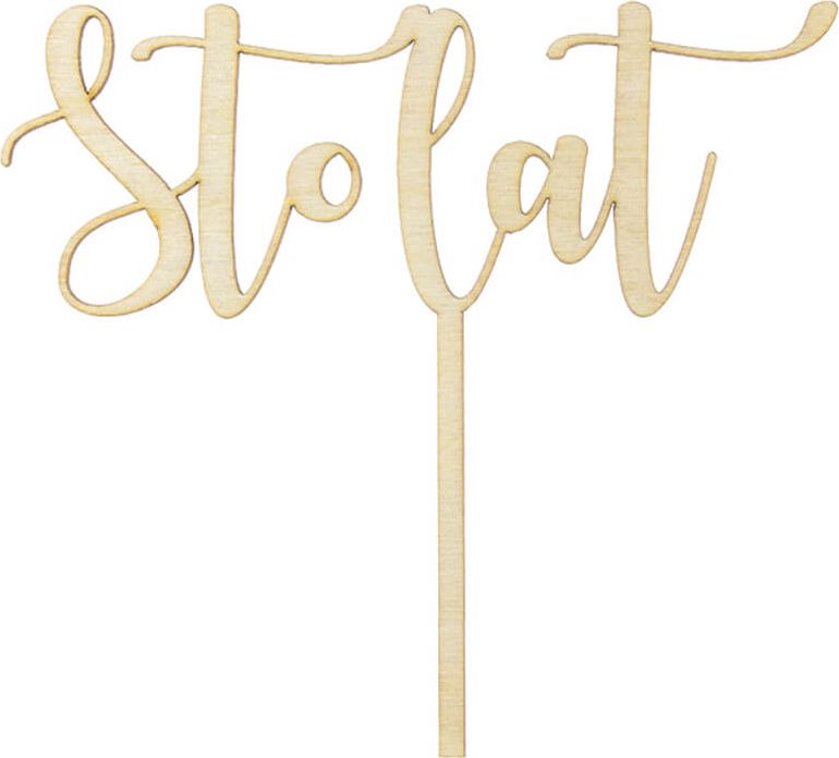 Party Deco Sto Lat tort na tortu - 14 cm univerzálny (42410-uniw) - 42410-uniw