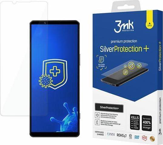 3MK Silver Protect+ Sony Xperia 1 IV Antimikrobiálna fólia inštalovaná za mokra