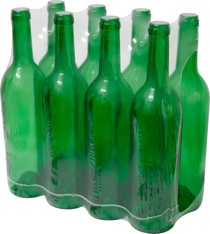 Fľaša na víno 0,75 l zelená