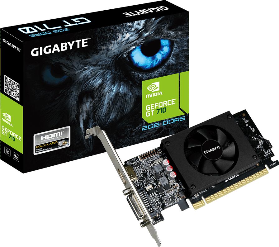 Grafická karta Gigabyte Geforce GT 710 2GB GDDR5 (GV-N710D5-2GL)