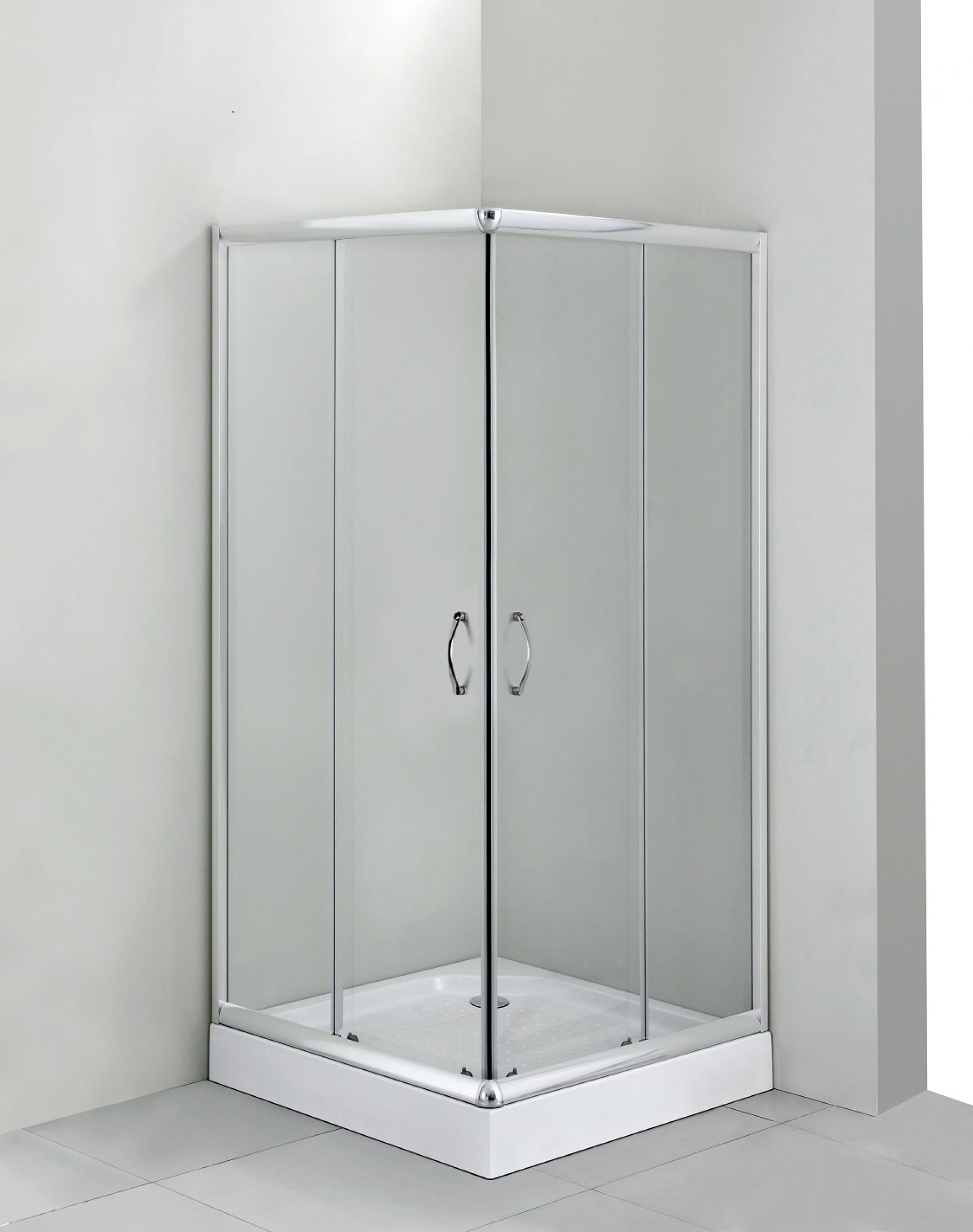 Deante Square Cabin Funka 90cm Sklo Sklonný profil chromu (KYC 041K)