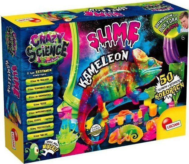 Vědecká sada Crazy Science Slime Chameleon