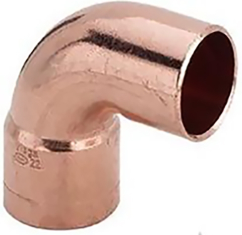 Viega Knee 90 ° 15 mm měděné pájené připojení (100414)