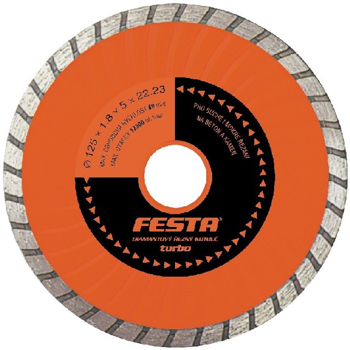 Kotúč diamantový 115 mm segment