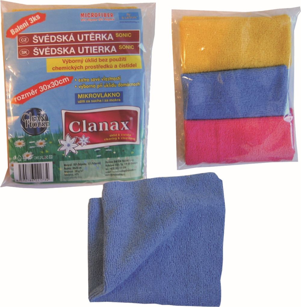 Utierka švédska 30x30 cm 3 ks Sonic
