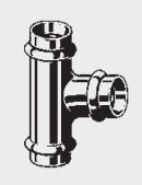 Rovnomerné tričko Viega FKM 18 mm (628 437)