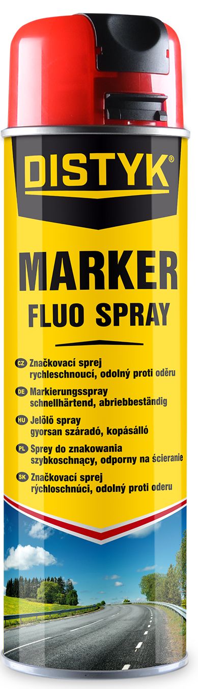 Spray značkovacia 500 ml Distyk žltá
