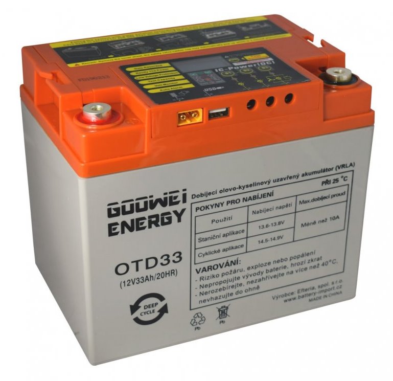 Goowei Energy 12V 33Ah OTD33