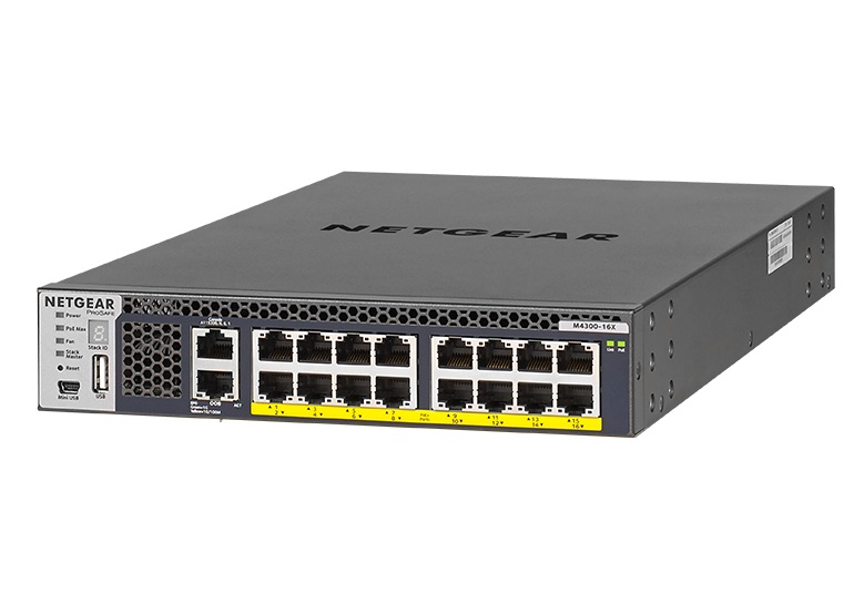 Netgear M4300-16X POE+ APS600W