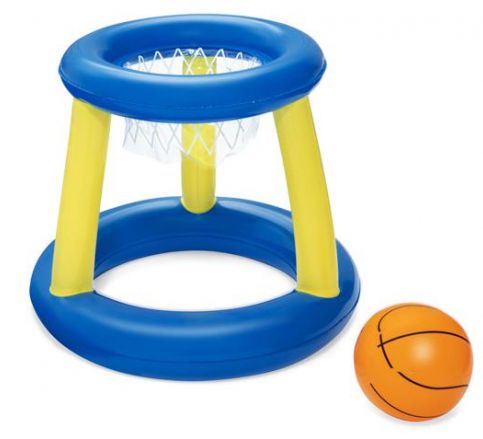 Hračka Bestway® 52418, Splash 'N' Hoop, nafukovacia, lopta a kôš do vody, 61x61 cm