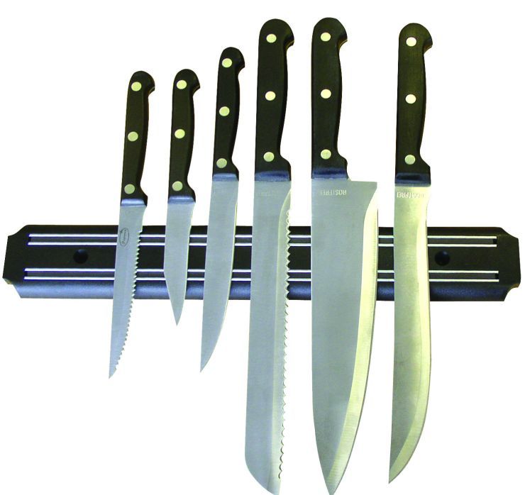 Lišta na nože magnetická 55x4,5x1 cm