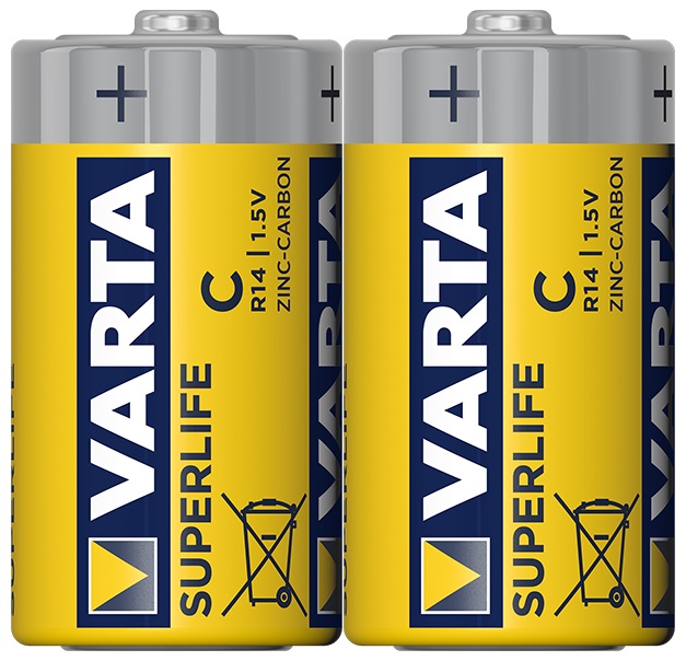 Baterie malé mono Varta - Superlife fólie