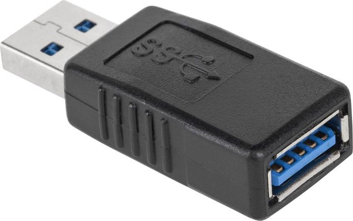 USB adaptér USB – USB černý (LEC-ZLA0866)