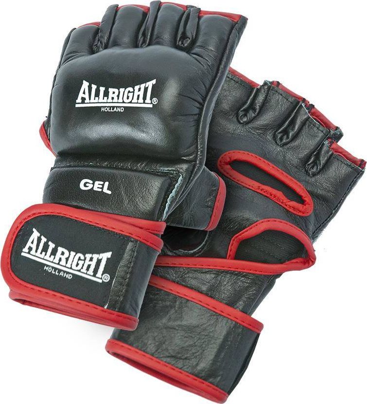 Allright MMA PRO KOŽENÉ RUKAVICE rS černé