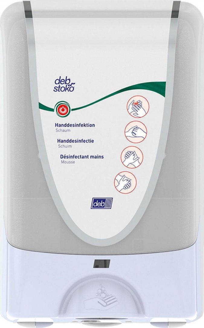 DEB dávkovač mýdla Touchless Instant Foam dávkovač dezinfekčního prostředku bílý