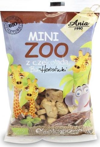 Bio Ania ČOKOLÁDOVÉ COOKIES MINI ZOO BIO 100 g - BIO ANIA