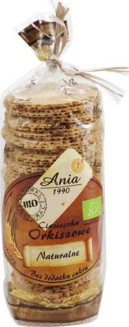 Bio Ania PŘÍRODNÍ ŠPALOVÉ SUŠENKY BEZ PŘIDANÝCH CUKRŮ BIO 120 g - BIO ANIA