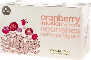 Vintage čaje Vintage čaje Cranberry Infusion - 30 sáčků