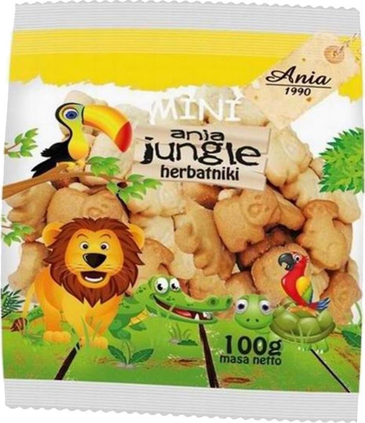 Ania Mini ZOO školní sušenky 100g