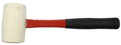 Holka gumová biela 340 gs rukoväťou kov/TPR