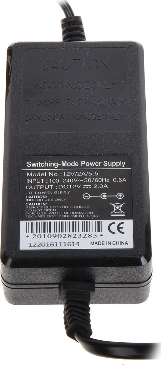Napájení 12V/2A/5,5*P100