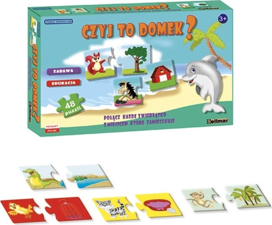 Puzzle Sellmar Czyj to domček?