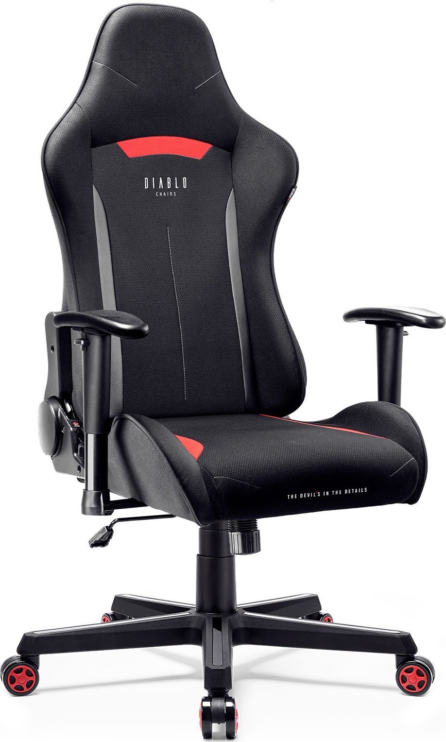Černé a červené křeslo Diablo Chairs X-ST4RTER