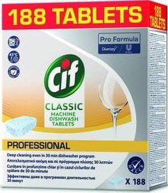 Chemie CIF tablety do myčky Diversey, 188 kusů, klasika