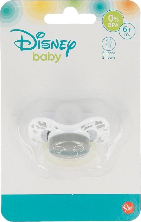 Mickey Mouse - Smocek silikónový 6 m+ uniwersalny
