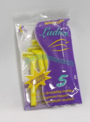 Strojček holiaci dámsky 2 britý-5 ks