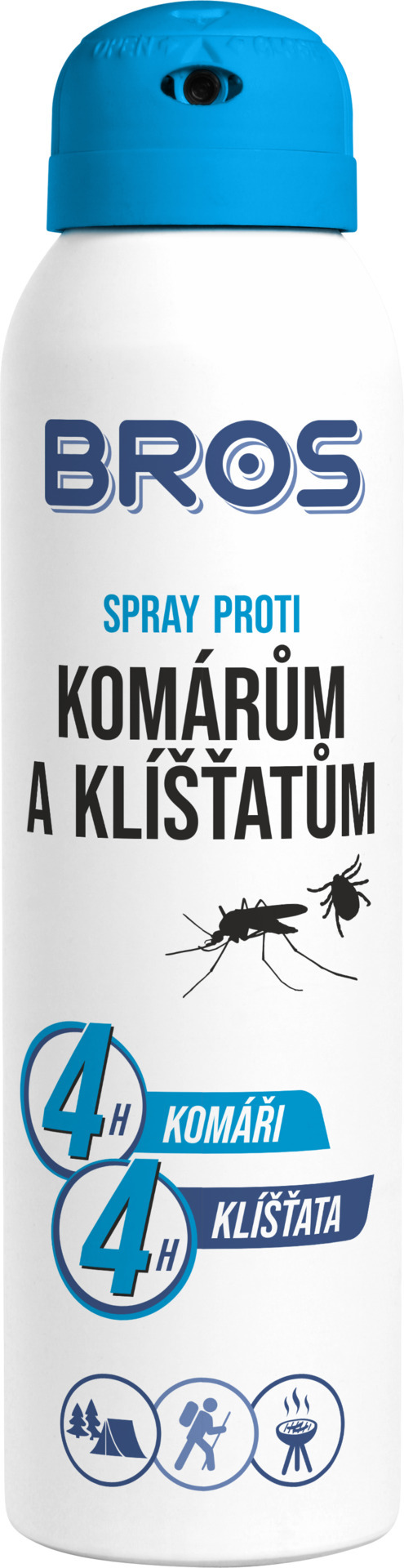 Sprej proti komárom a kliešťom 90 ml Bros