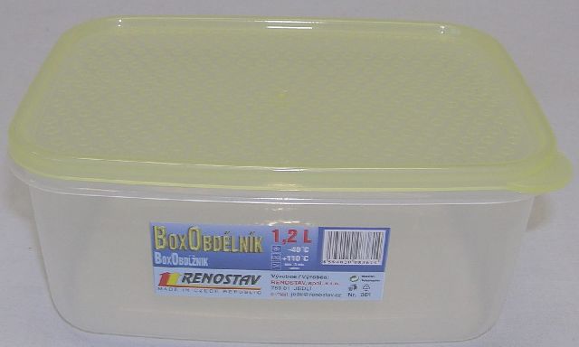 Dóza na potraviny 1,2 l plast