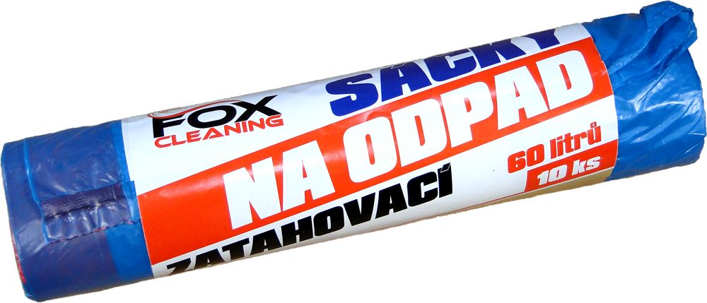 Vrece na odpadky zaťahovacie 60l/10 ks