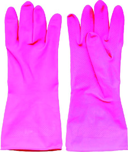 Rukavice na upratovanie latex, veľkosť 9/L