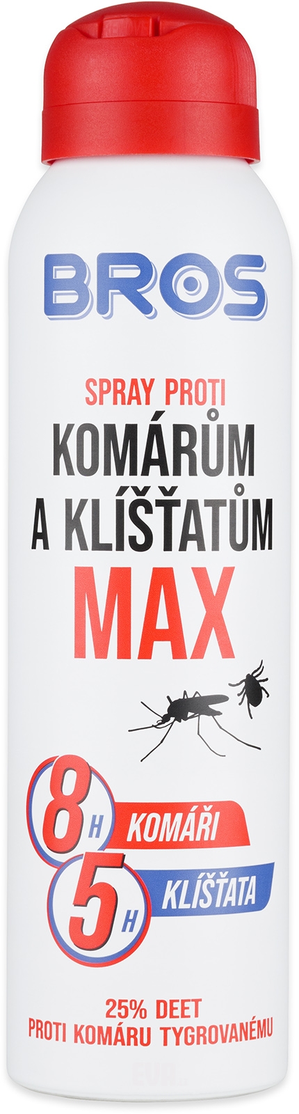 Sprej proti komárom a kliešťom MAX 90 ml Bros