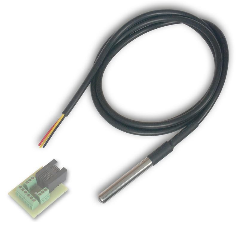 TINYCONTROL vodeodolné teplotné čidlo DS18B20 pre LAN ovládač