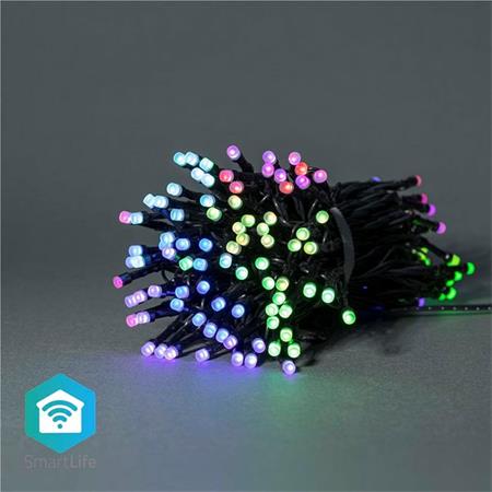 NEDIS Wi-Fi chytré dekorativní LED/ RGB/ 168 LED s/ Android & iOS/ Nedis® SmartLife/ 20 m
