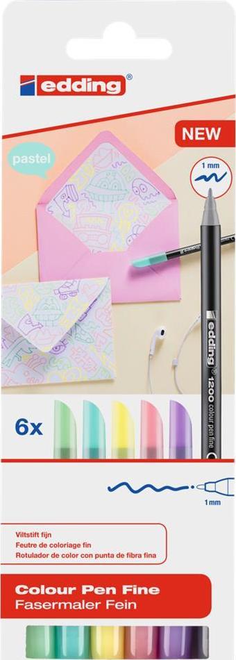 Edding EDDING PAS PASTEL POUZDRA 6 BAREV