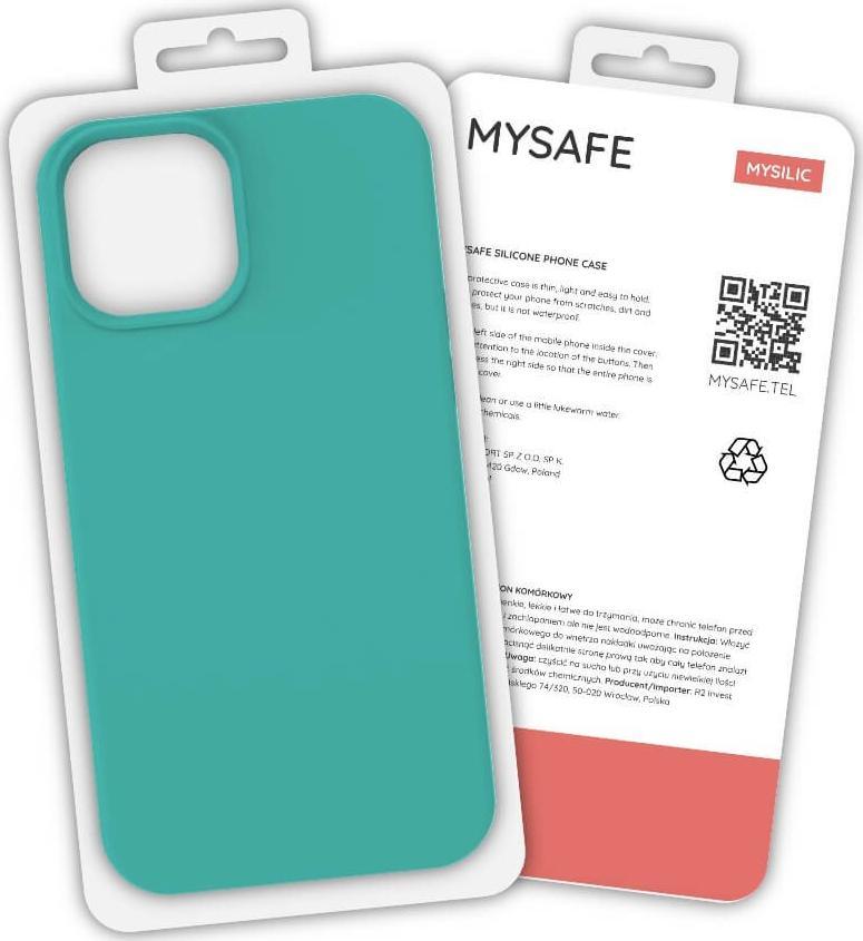 Mysafe MYSAFE SILIKONOVÉ POUZDRO SAMSUNG GALAXY A72 5G MINT BOX
