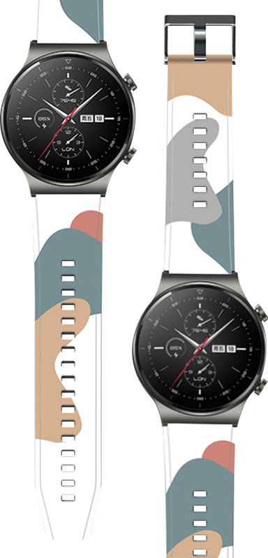 Hurtel Strap Camo náramek pro Huawei Watch GT2 Pro Silikonový řemínek Camo Watch náramek (3)