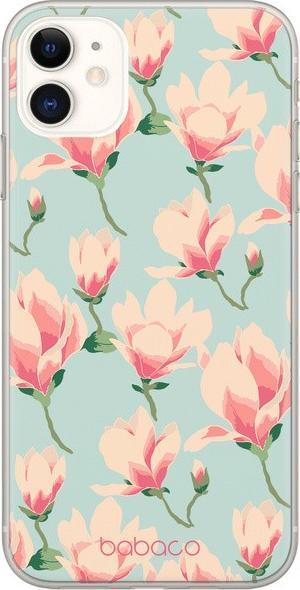 Pouzdro Babaco BABACO FLOWERS PRINT 016 IPHONE 13 PRO MAX MINT