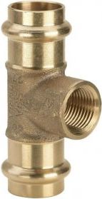 Viega Redukční tričko 18 mm x 1/2 x 18 mm bronzové (281 359)