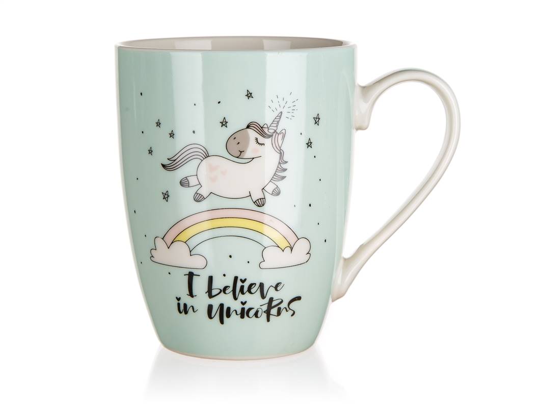 Hrnček UNICORN 340 ml mätový