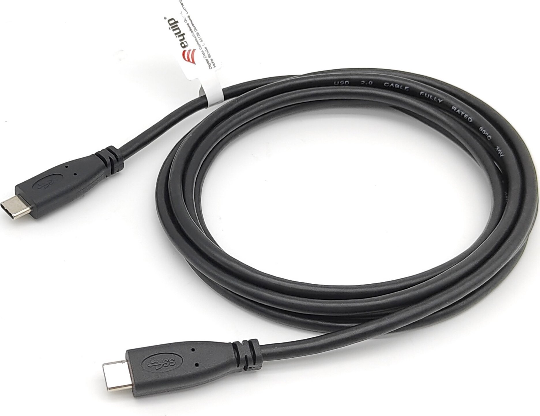 kábel USB-C – USB-C USB 3 m čierny (128888)