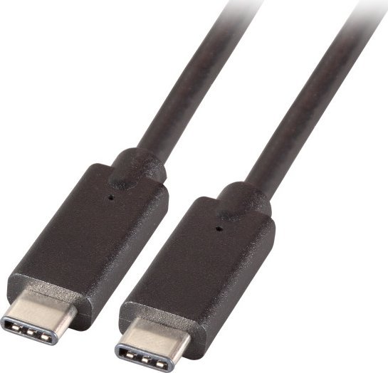 EFB USB kábel USB-C – USB-C 0,5 m čierny (K5283-5ASW.0.5)