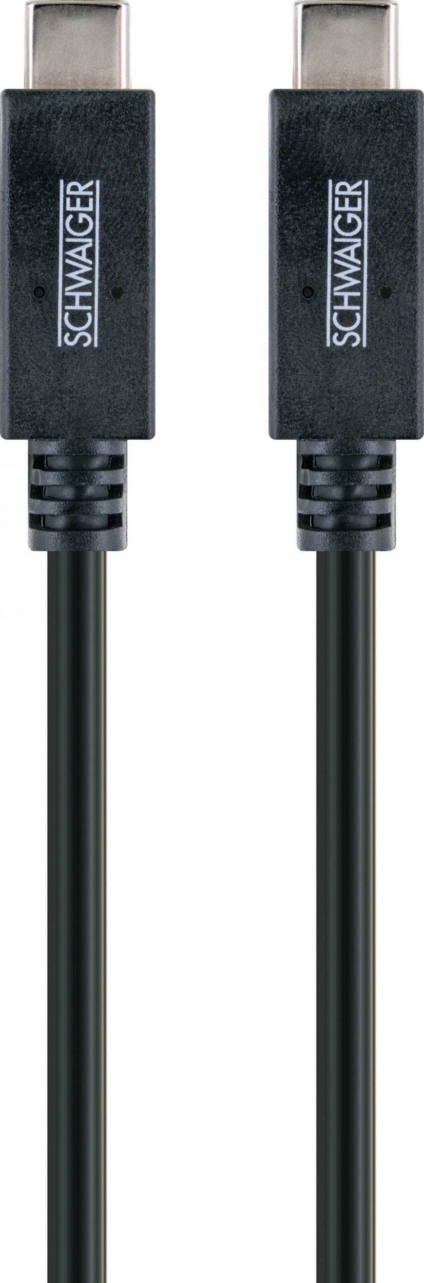 Schwaiger USB-C - USB-C kabel USB 1 m černý (LK101C531)