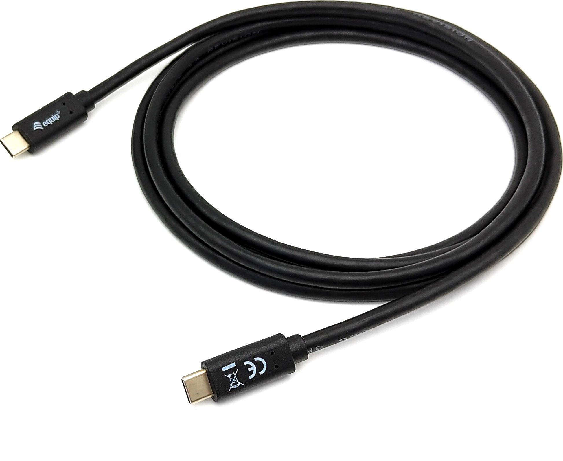 kábel USB-C – USB-C USB 1 m čierny (128346)